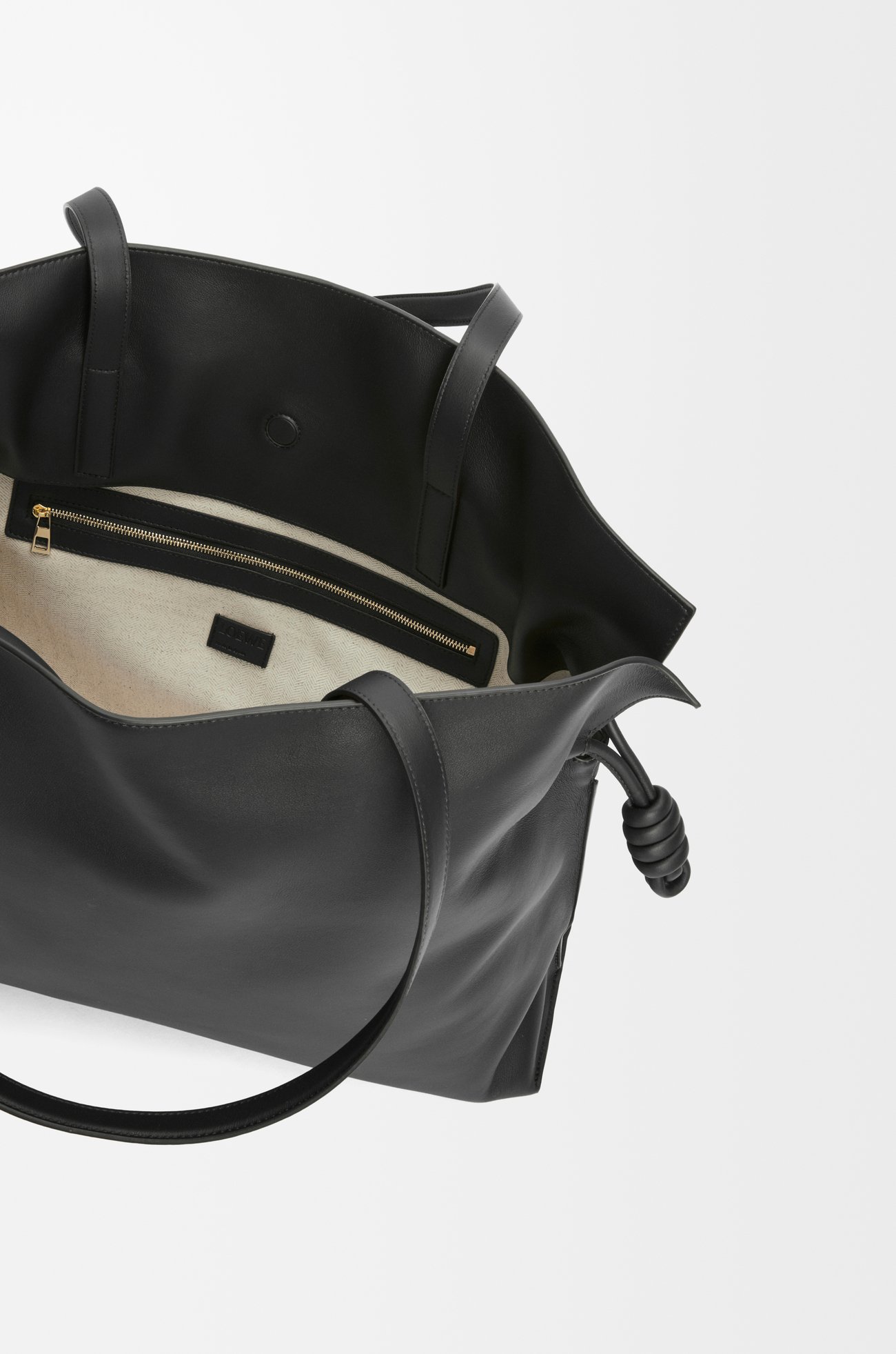 LOEWE XL Flamenco clutch in nappa calfskin Black