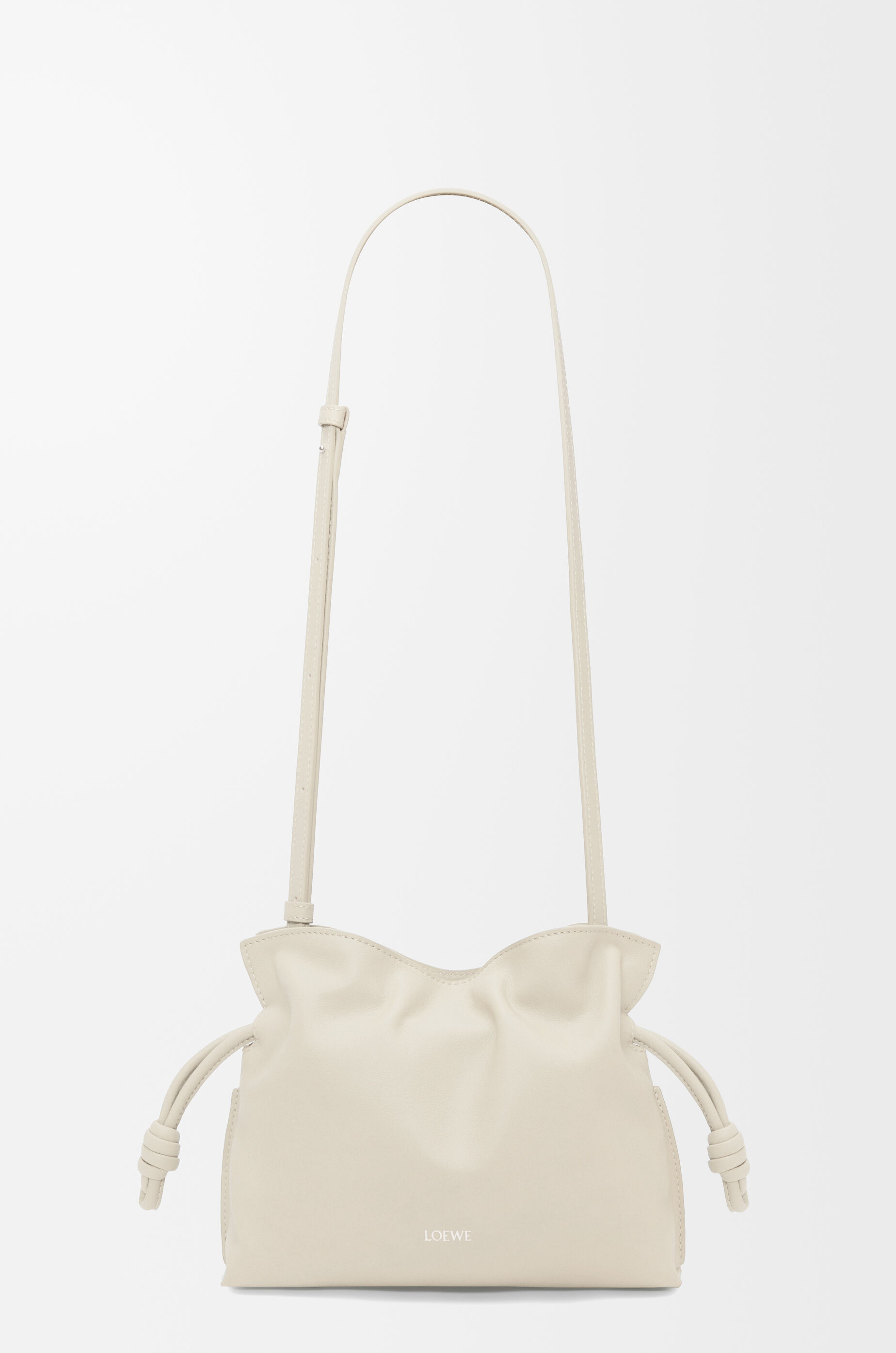 ロエベ/フラメンコクラッチ/ミニ/ナパカーフ/ソフトホワイト フラメンコクラッチ ミニ（ナパカーフ） ホワイト - LOEWE