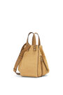 LOEWE Small Hammock bag in embossed nubuck Dark Gold pdp_rd