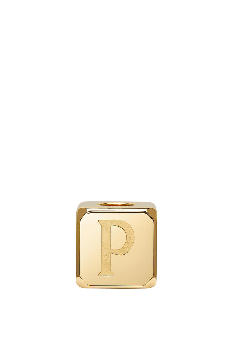 LOEWE Big letter dice in metal Gold pdp_rd