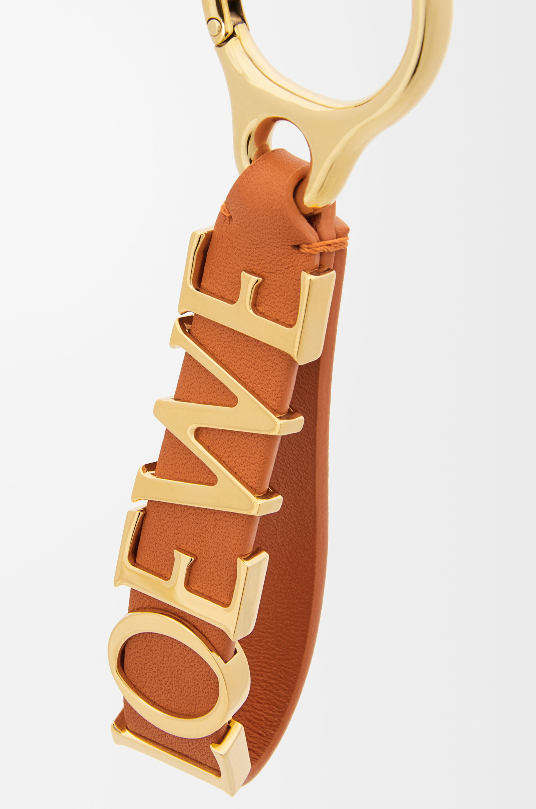 LOEWE Bold charm in classic calfskin Orange - LOEWE