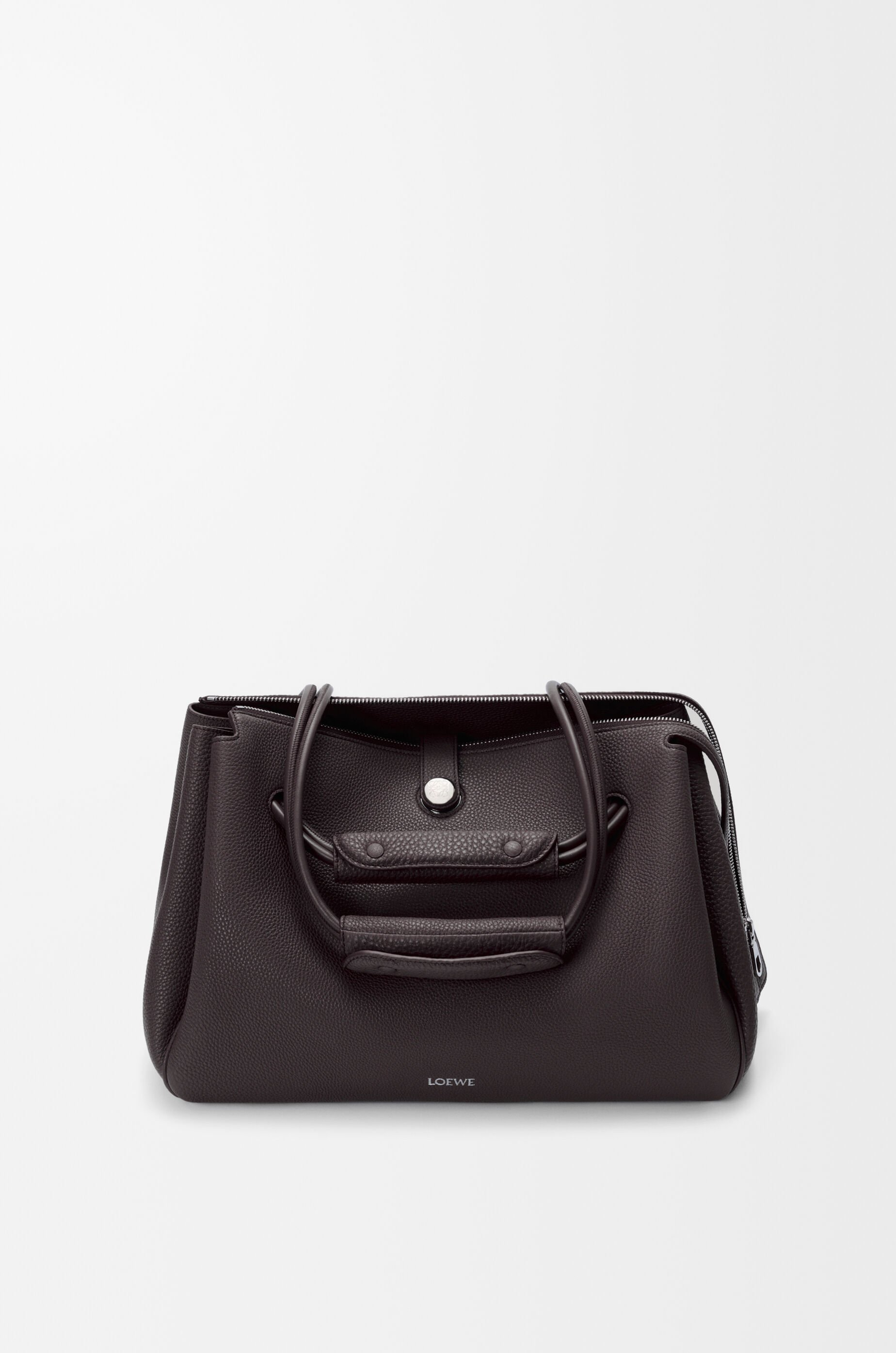 マドリードバッグ ラージ（サプルグレインカーフ） ブラウン - LOEWE