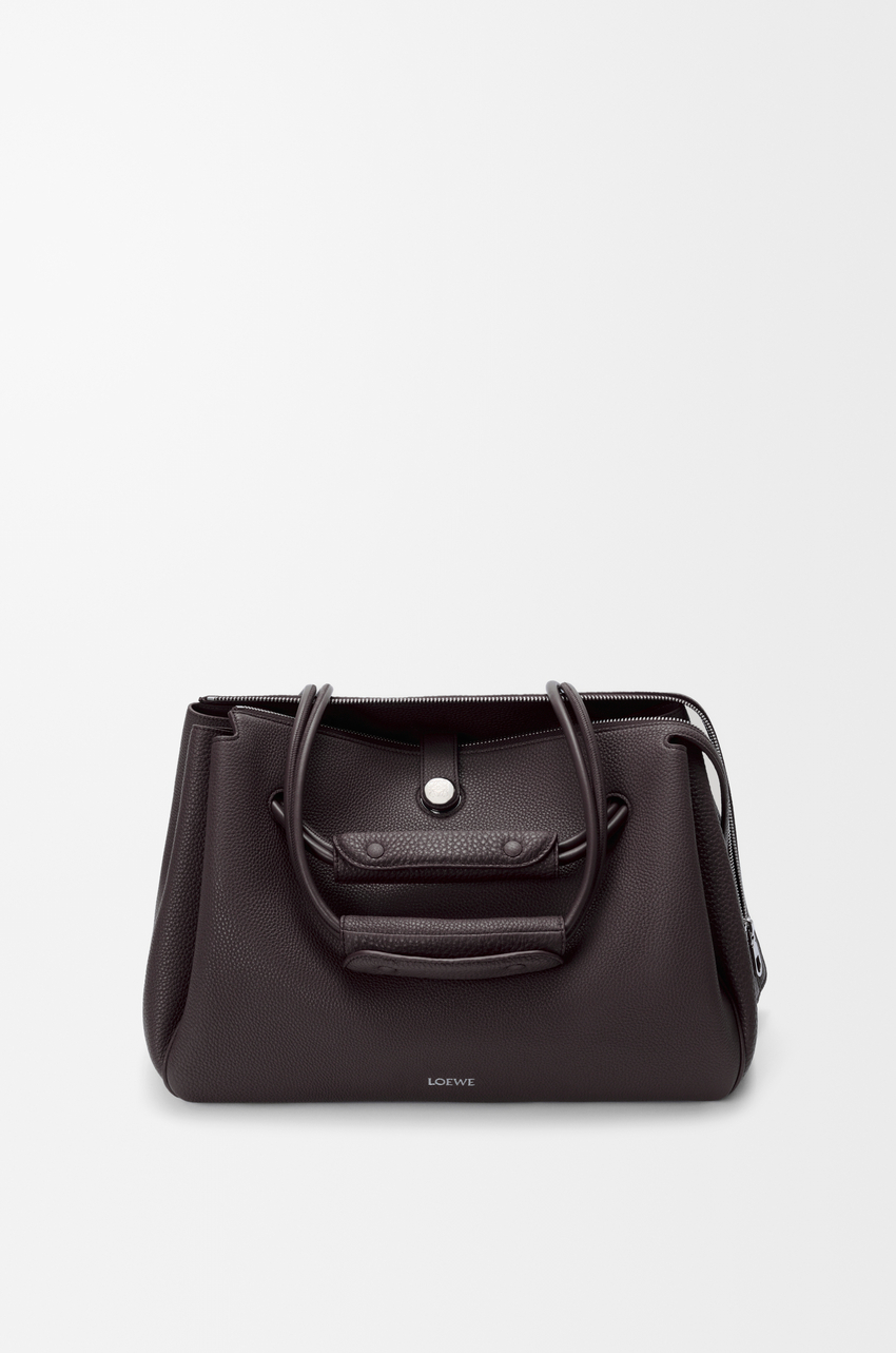 Large Madrid bag in supple grained calfskin