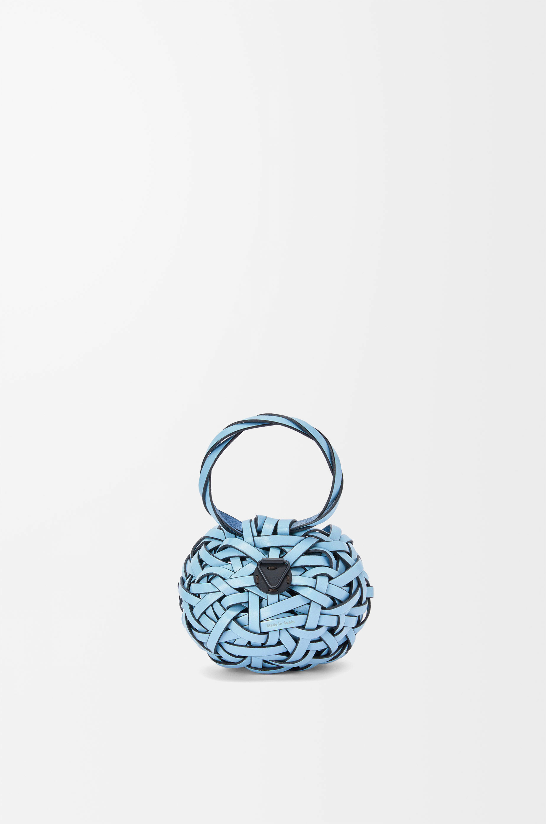 ウーブン ネスト ベース (カーフ&バンブー) ブルー - LOEWE