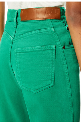 LOEWE Twisted jeans in denim Green plp_rd
