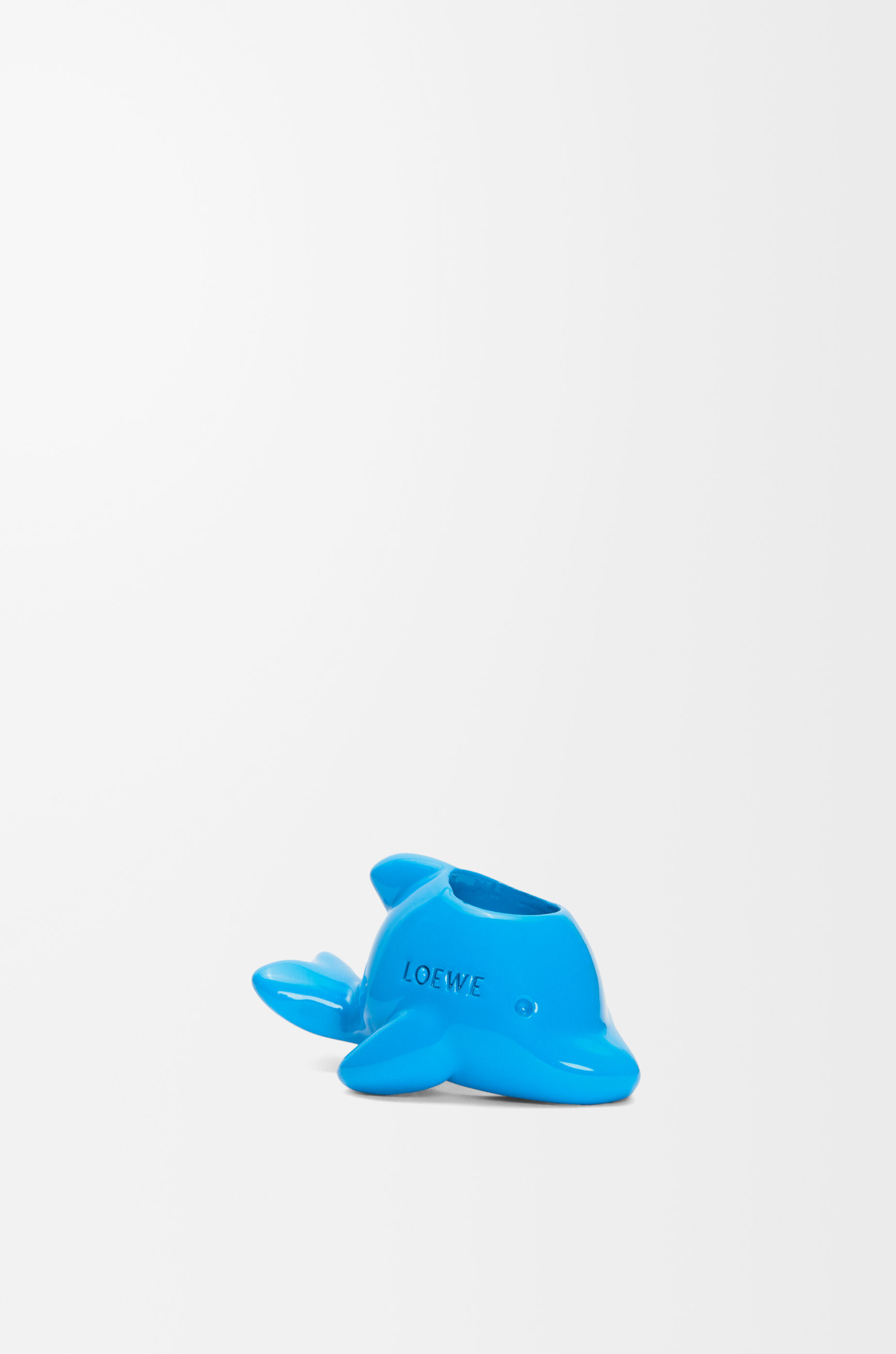 Dolphin dice in metal Blue - LOEWE
