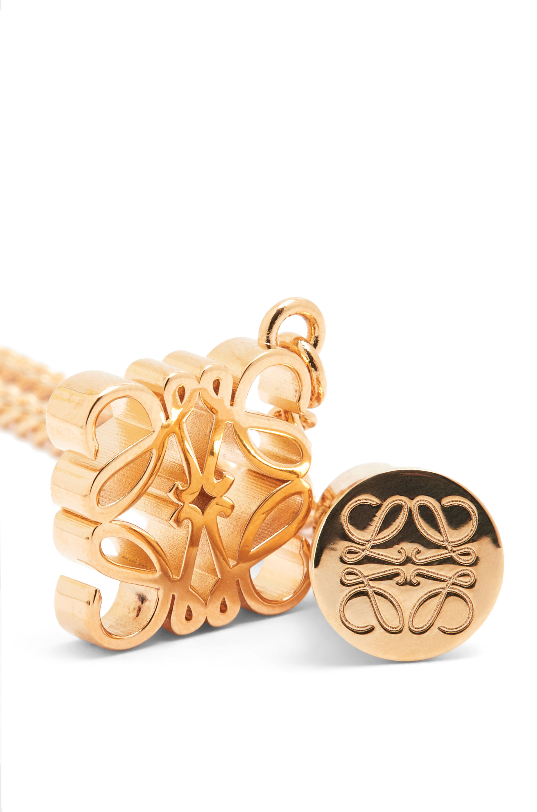 希少稀な パーソナライゼーション LOEWE - ゴールド (メタル) ネックレス アクセサリー