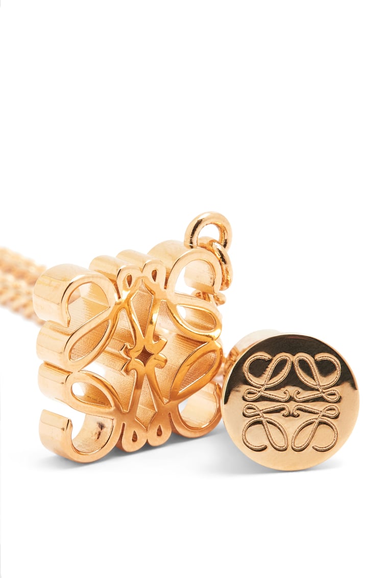 LOEWE Personalisation necklace in metal Gold