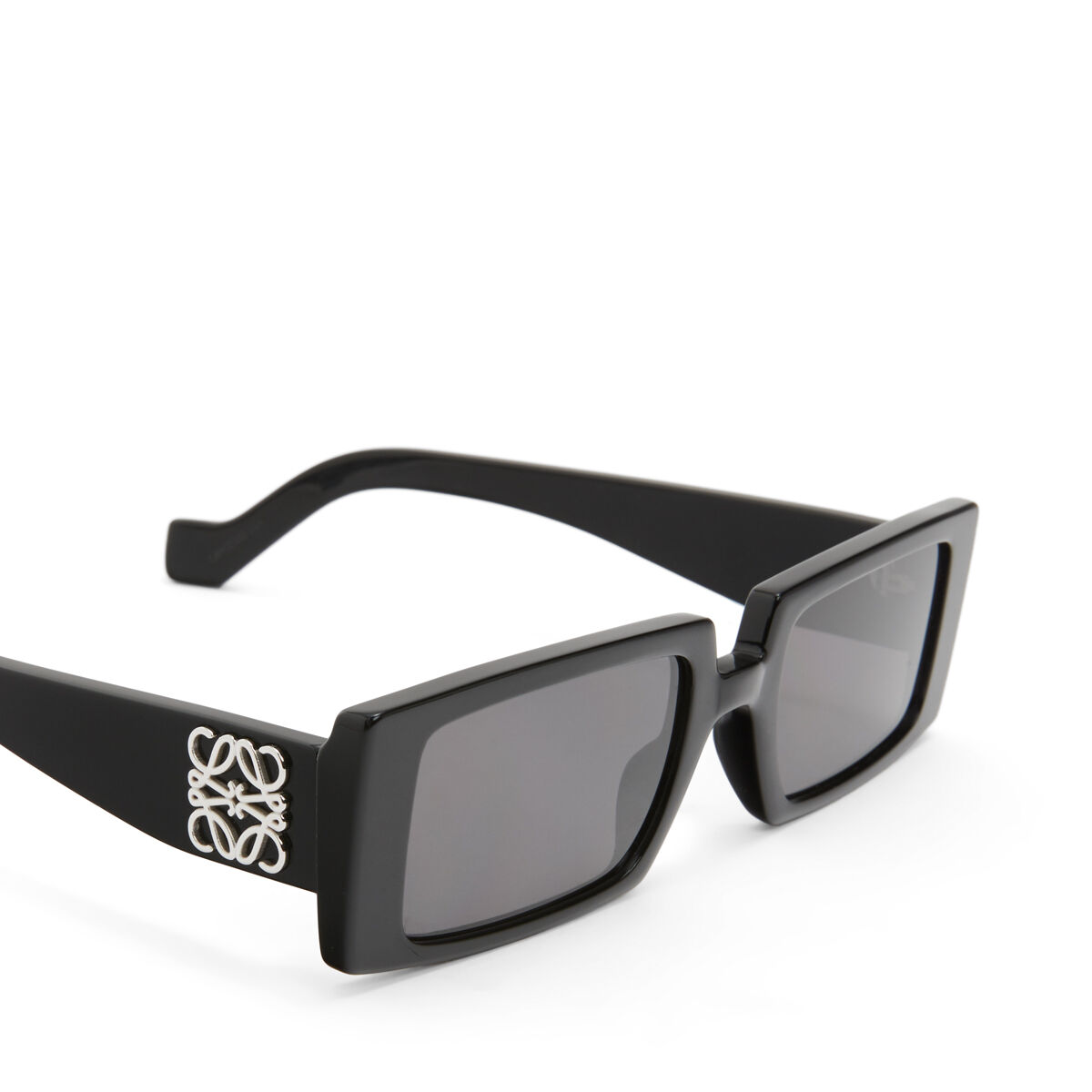 LOEWE Anagram Rectangular Sunglasses Black/Smoke front