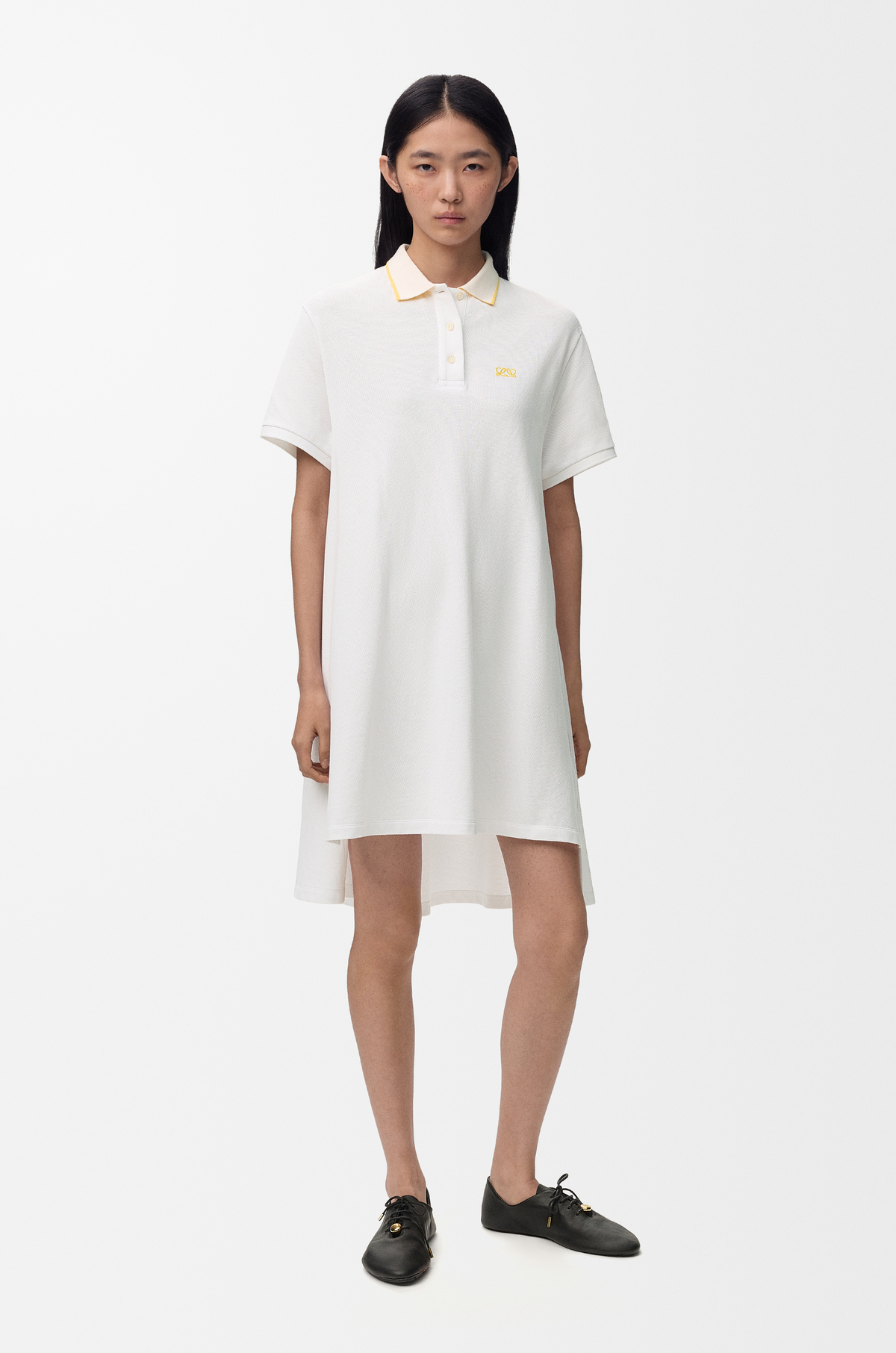 halter white midi dress Scallop Halter Midi Dress main image 1