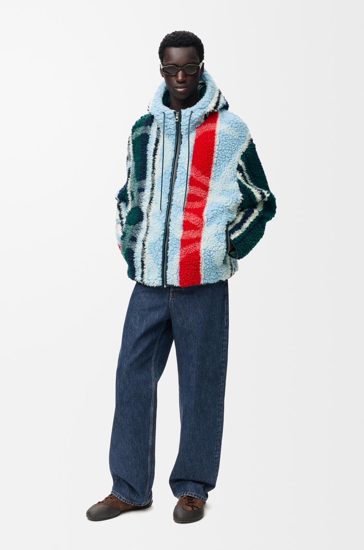 LOEWE Jacket in fleece Multicolor
