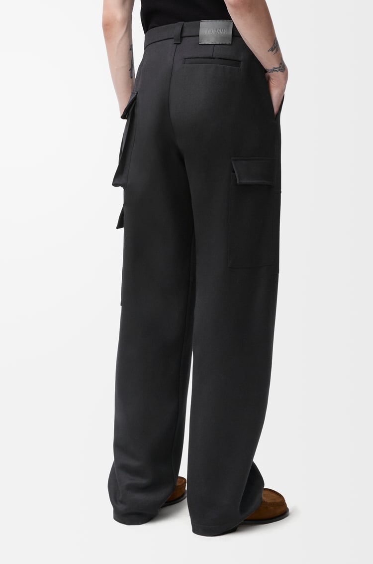 LOEWE Cargo trousers in wool Black