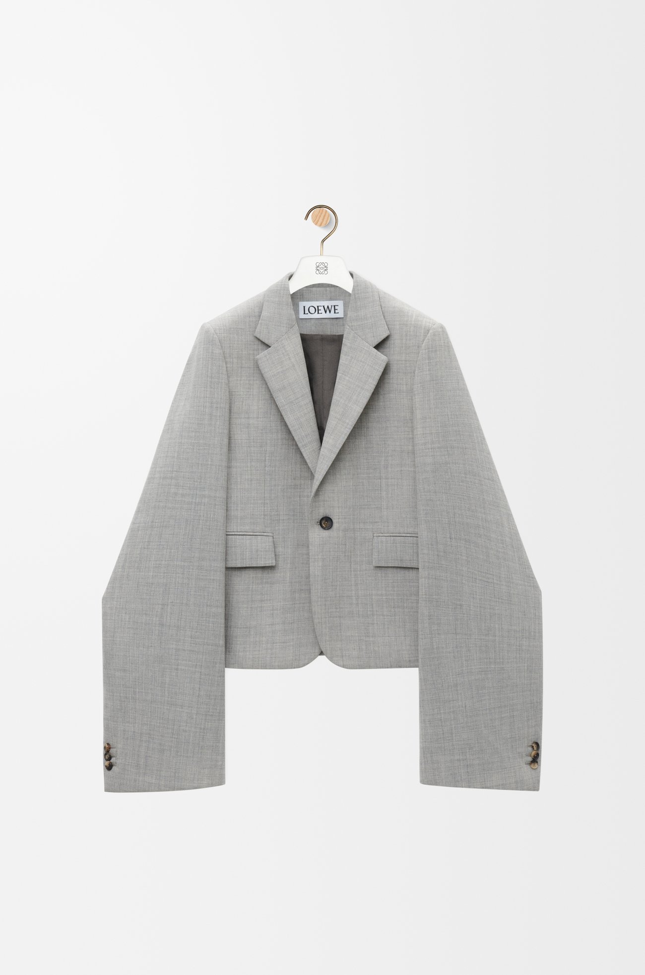 LOEWE Jacket in wool Grey plp_rd