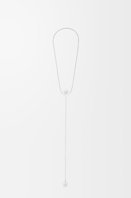 LOEWE アナグラム ペブル ネックレス（スターリングシルバー） シルバー