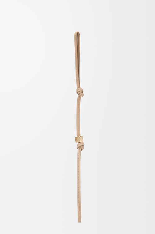 LOEWE 小型 Anagram 小牛皮帶 Sand Tonal/Gold