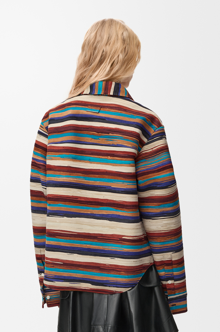 LOEWE Sobrecamisa en nobuck de piel de cordero Multicolor/Negro