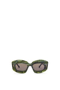LOEWE Screen sunglasses in acetate Marble Green