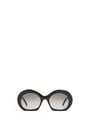 LOEWE Halfmoon sunglasses in acetate Shiny Black