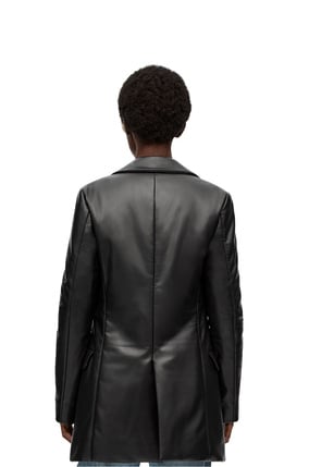 LOEWE Padded tailored jacket in nappa Black