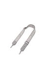 LOEWE D-ring strap in Anagram jacquard and calfskin 瀝青灰