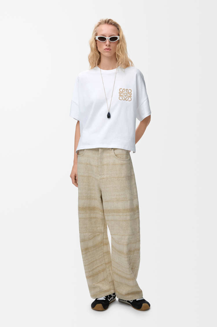 LOEWE Boxy fit T-shirt in cotton White
