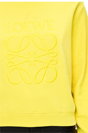 LOEWE Sudadera en algodón con Anagrama de LOEWE bordado Amarillo plp_rd
