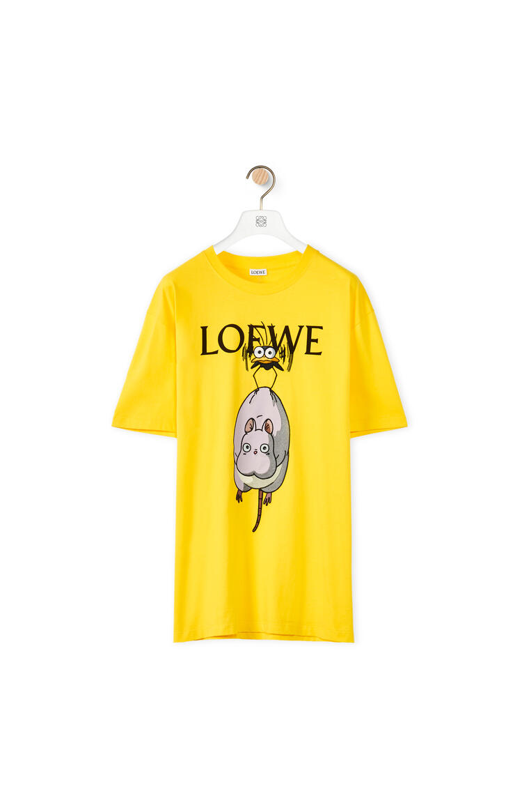 LOEWE 棉质 Yu-Bird T恤 Yellow/Multicolour pdp_rd
