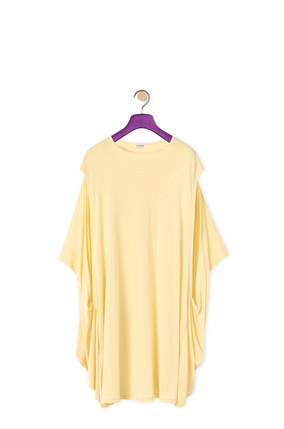 LOEWE Kimono sleeve dress in silk Light Yellow plp_rd