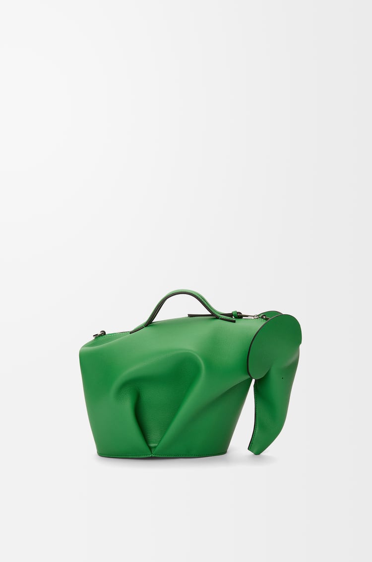 LOEWE 大号经典牛皮革小象包 热带绿