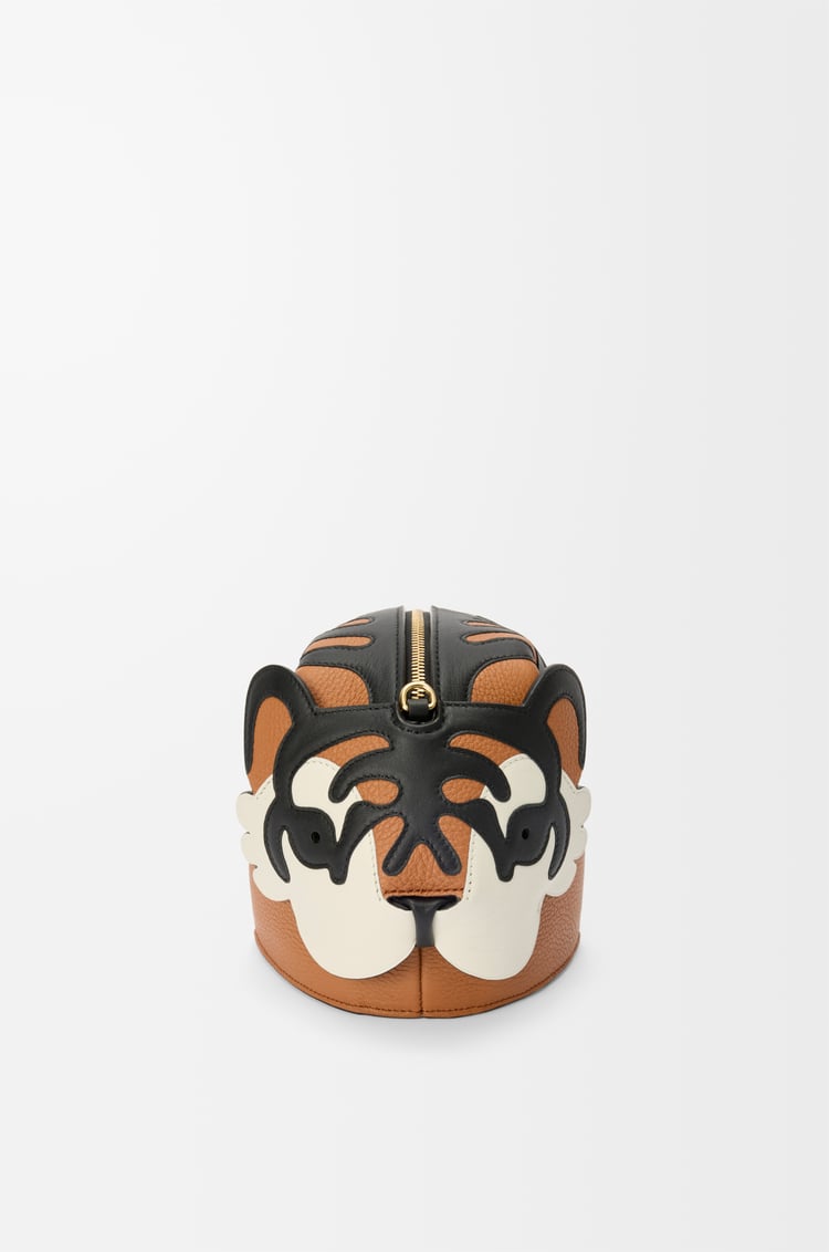 LOEWE Bolso Tiger en piel de ternera Coñac