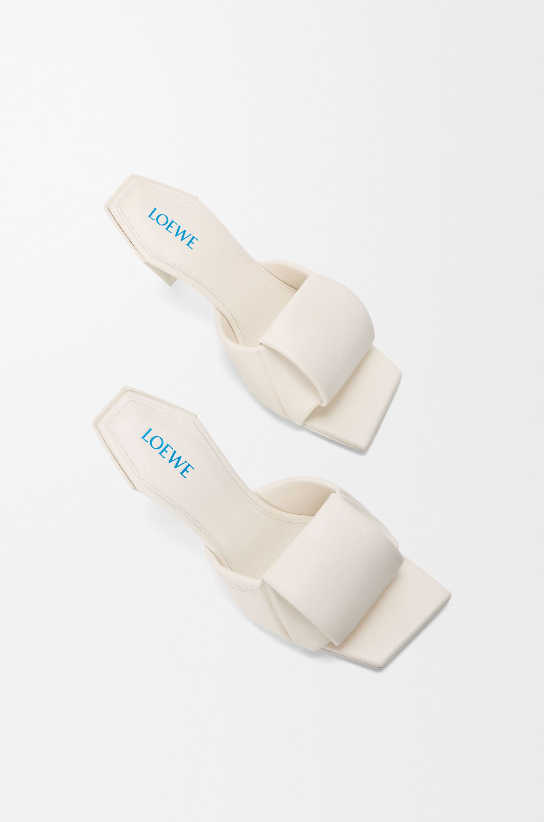Origami slide in lambskin White - LOEWE USA Official Website
