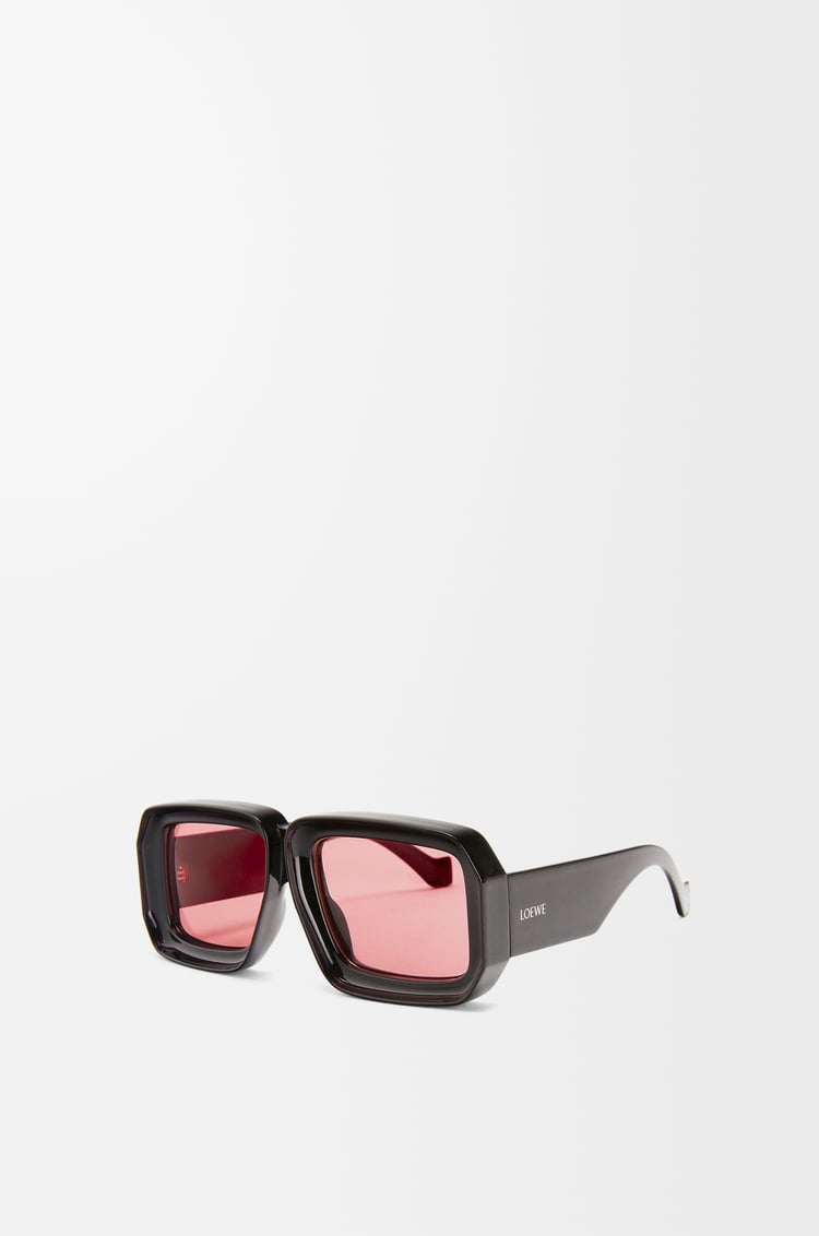 LOEWE Paula's Ibiza dive in mask sunglasses  Shiny Black