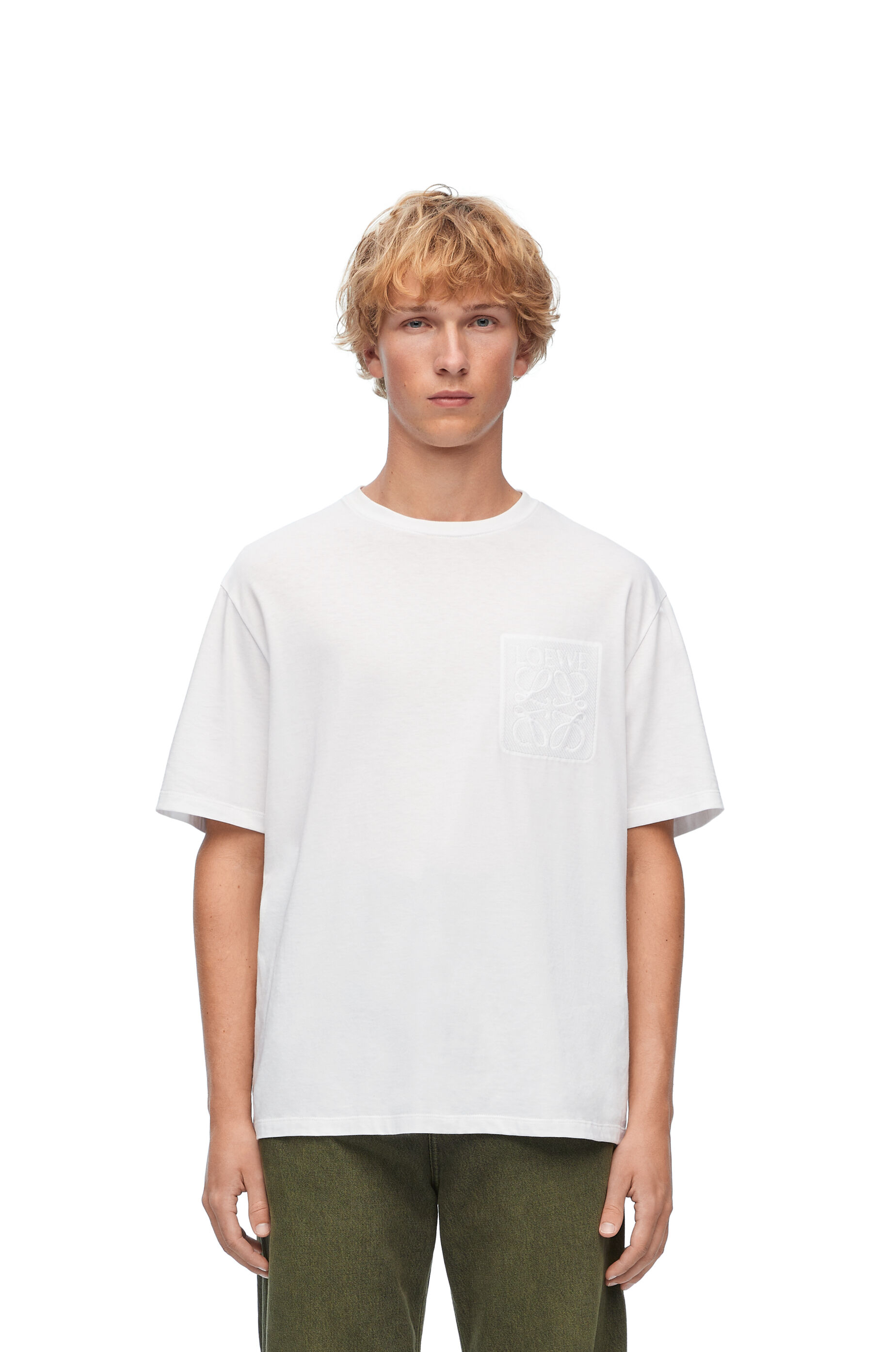 Relaxed fit T shirt in cotton White LOEWE