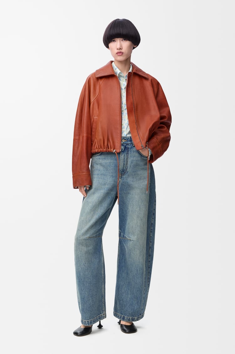LOEWE Pantalón vaquero barrel Anagram en denim Denim