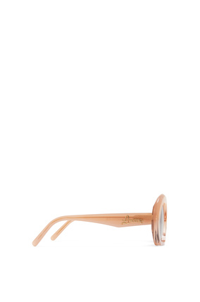 LOEWE Gafas de sol Halfmoon en acetato Rosaceo Degradado/Oro plp_rd