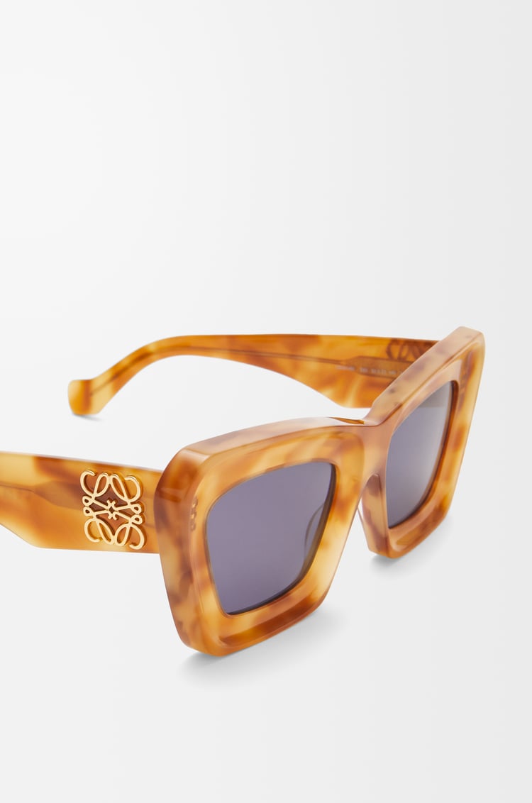 LOEWE Gafas de sol Beveled Cateye Habana Rubio Brillante/Ahumado