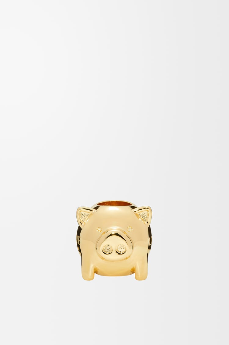 LOEWE Big pig dice Gold