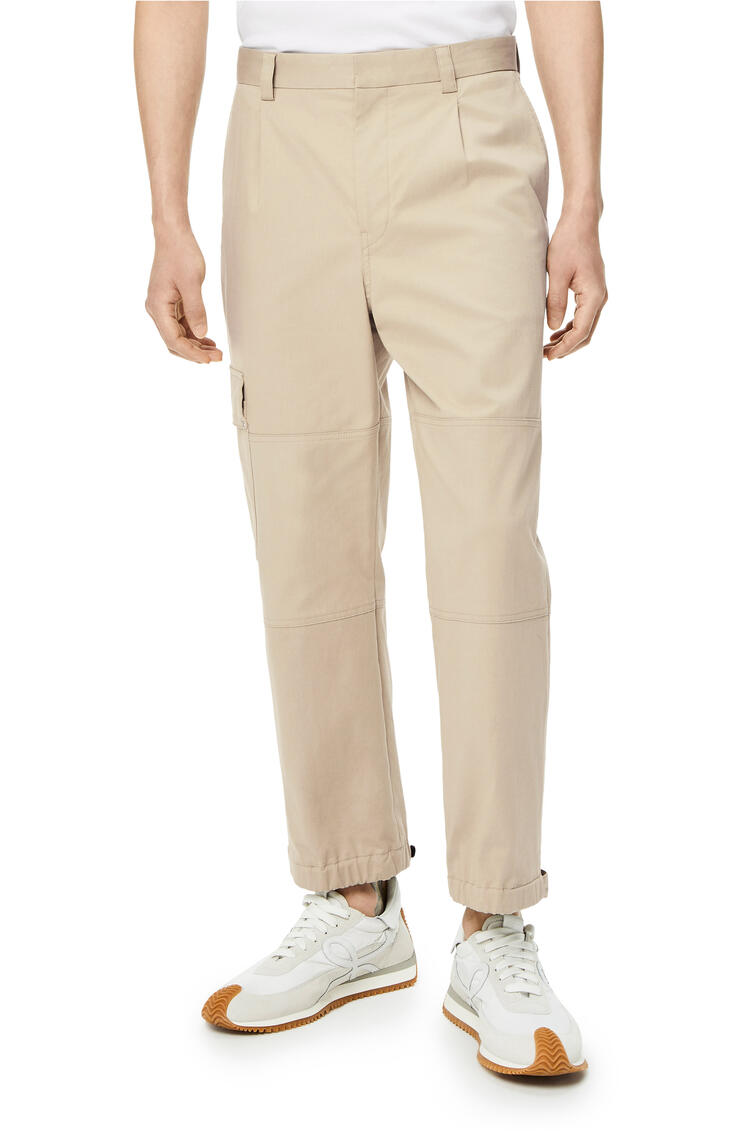 LOEWE Cargo trousers in cotton Stone Grey pdp_rd