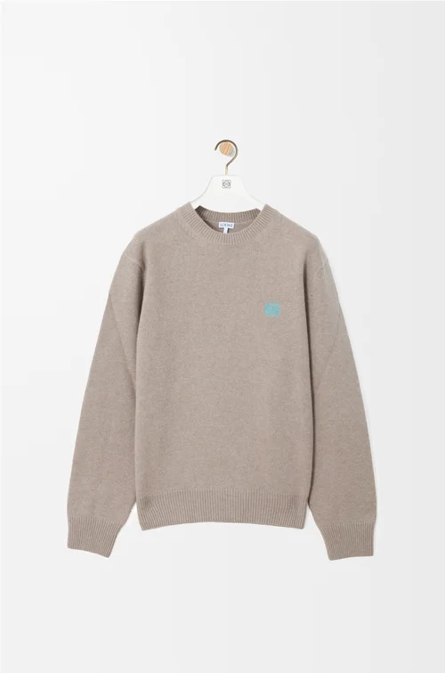 LOEWE Sweater in wool Light Grey