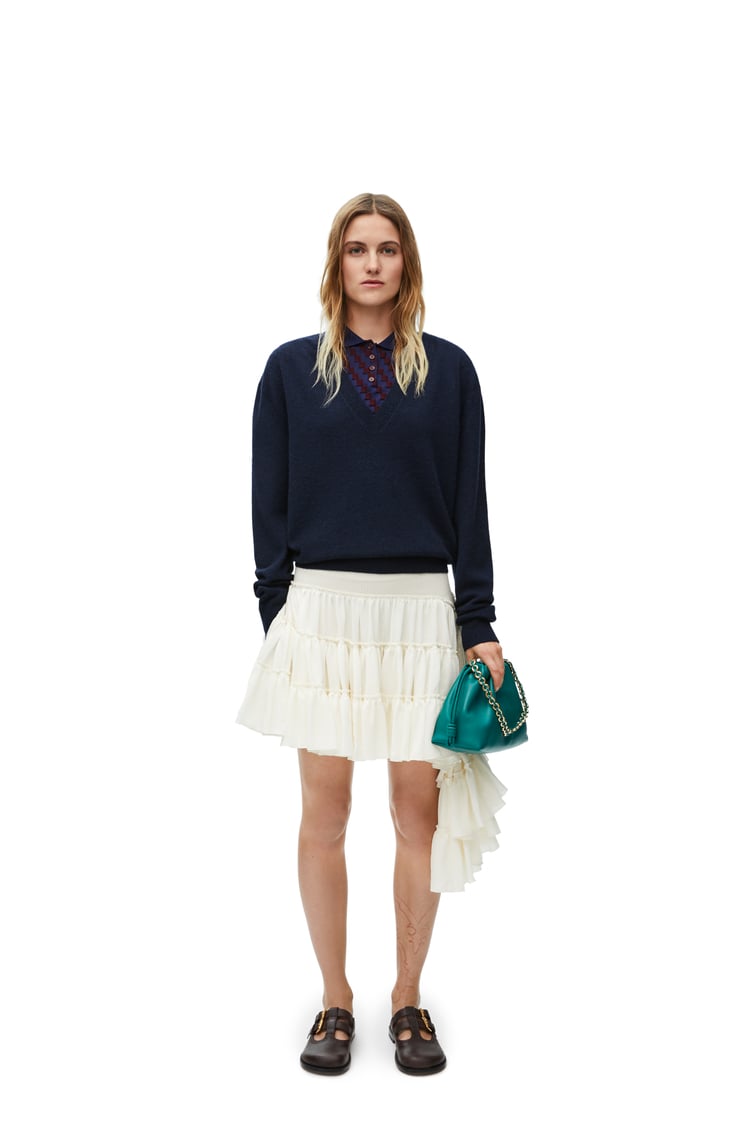 LOEWE Sweater in cashmere Navy Blue