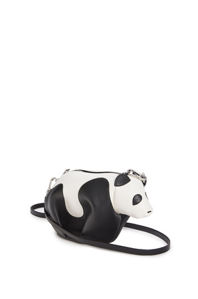 LOEWE Mini Panda bag in classic calfskin Black/White plp_rd