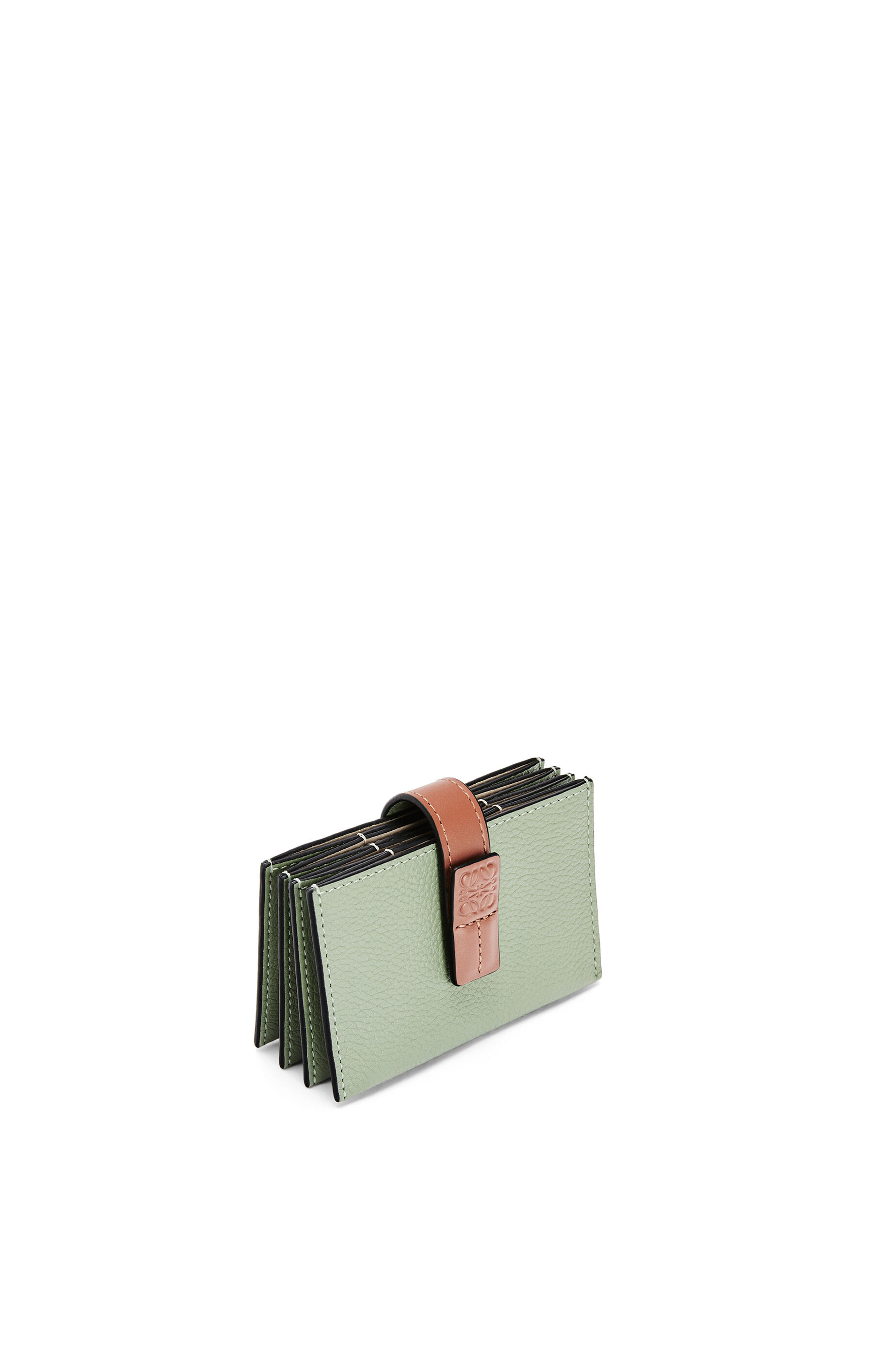 アコーディオン カードホルダー (ソフトグレインカーフ) Rosemary/Tan アコーディオン カードホルダー (ソフトグレインカーフ) Rosemary/Tan