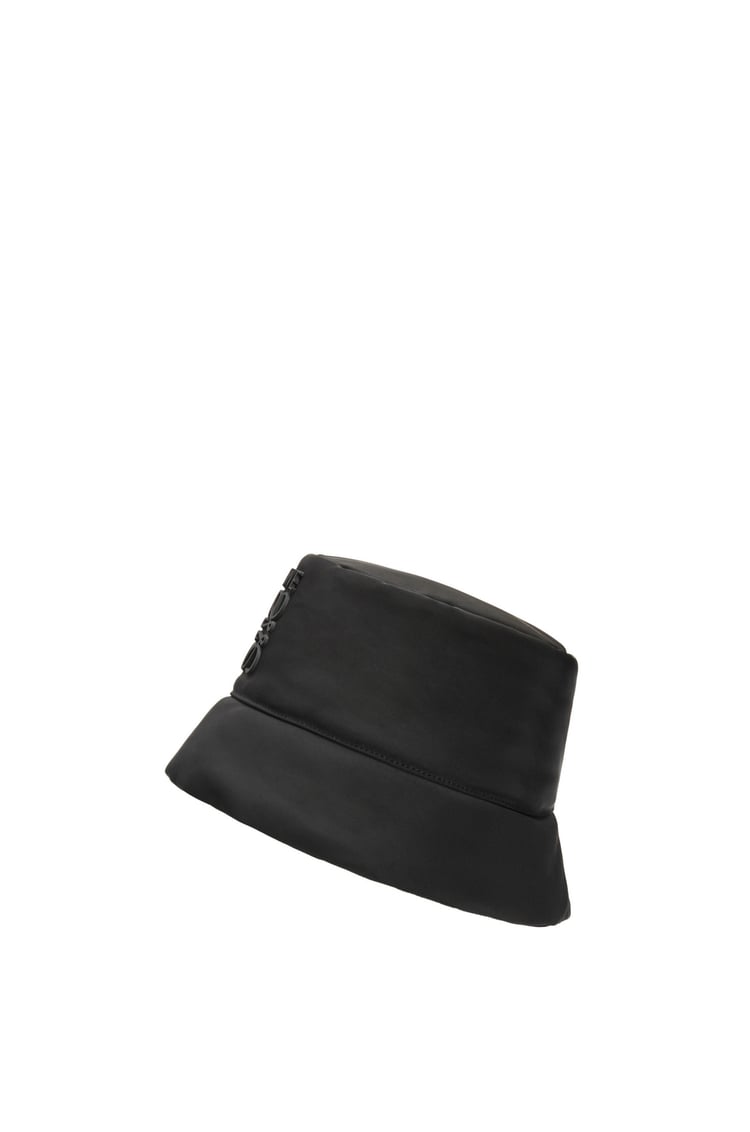 LOEWE Sombrero de pescador Puffer en nailon Negro