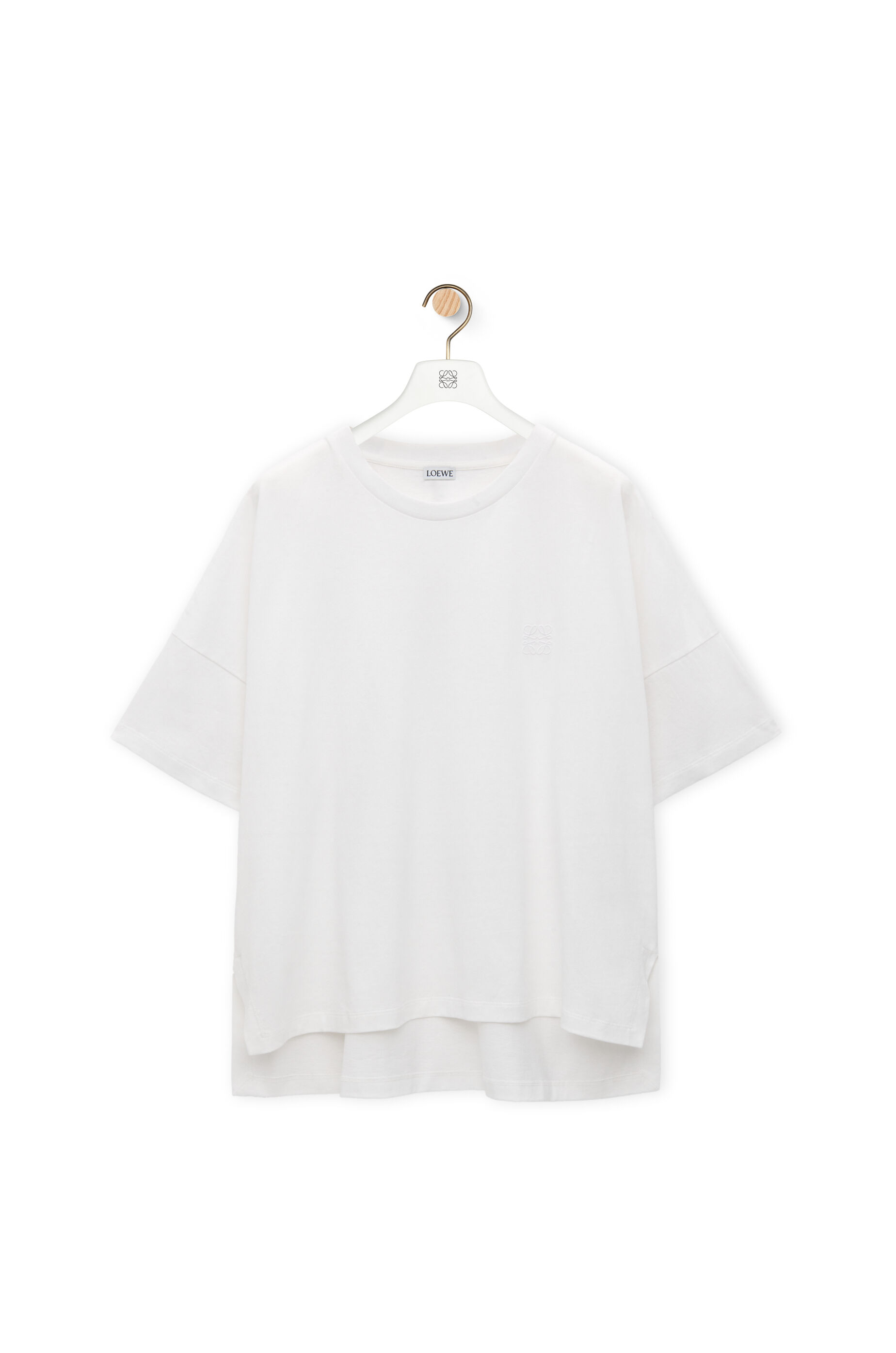 Boxy fit T shirt in cotton White LOEWE