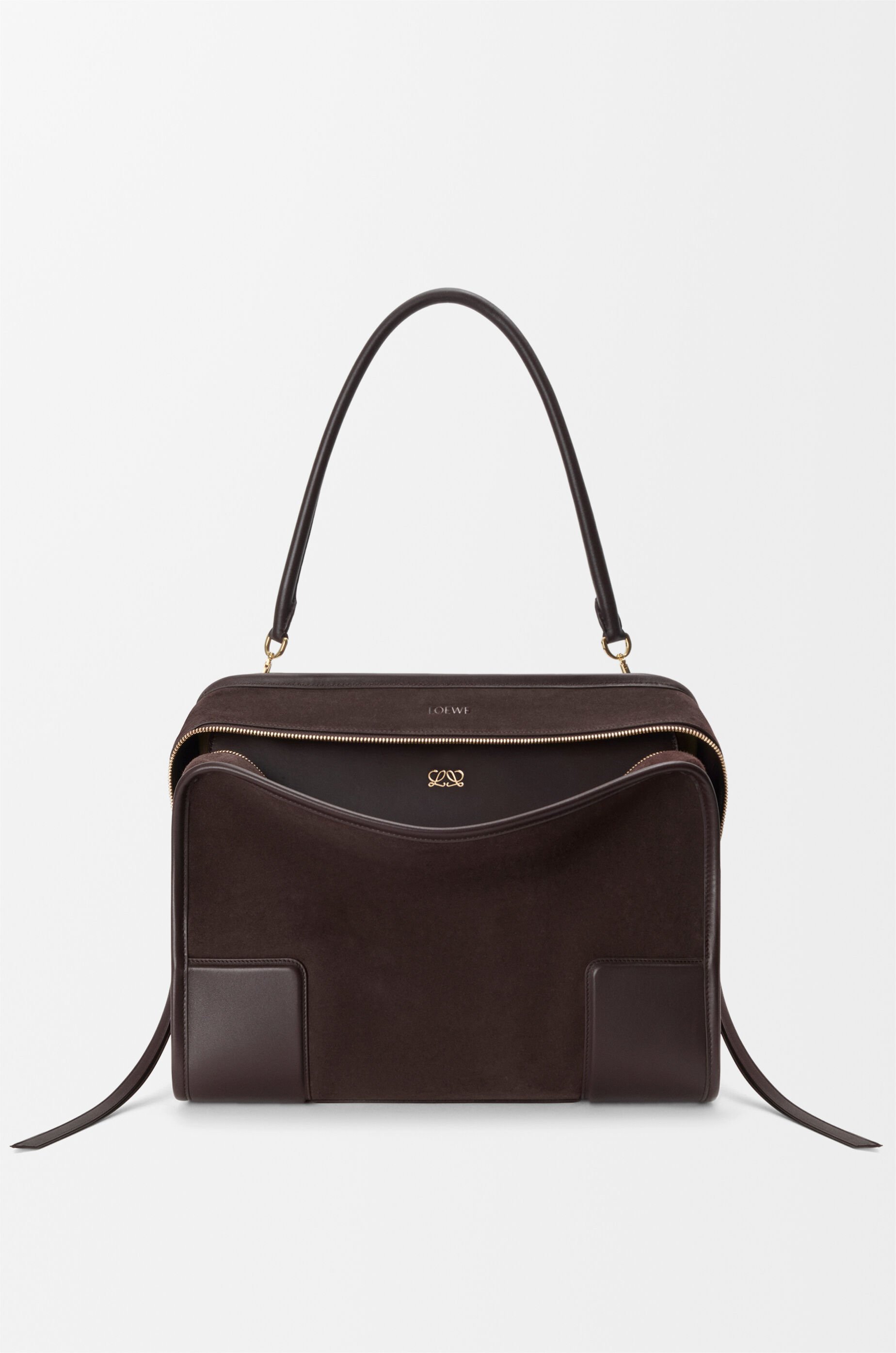 アマソナ180 バッグ ラージ（スエード） ブラウン - LOEWE Japan