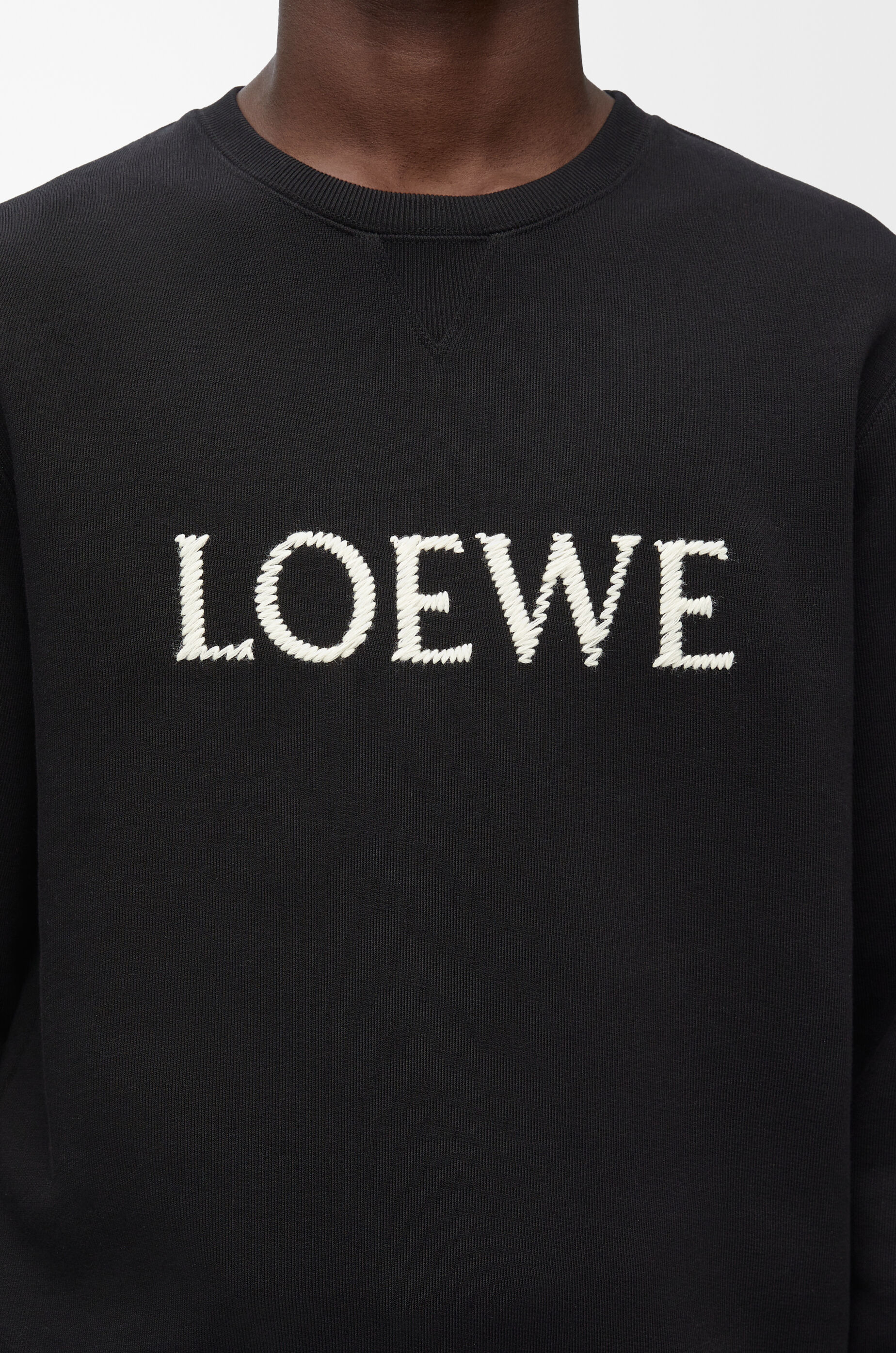 絶妙なデザイン レギュラーフィット スウェットシャツ（コットン） ブラック - LOEWE トップス