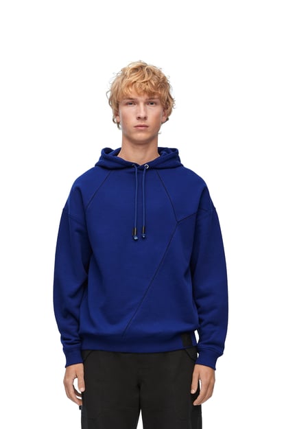 LOEWE Puzzle relaxed fit hoodie in cotton Bluette plp_rd