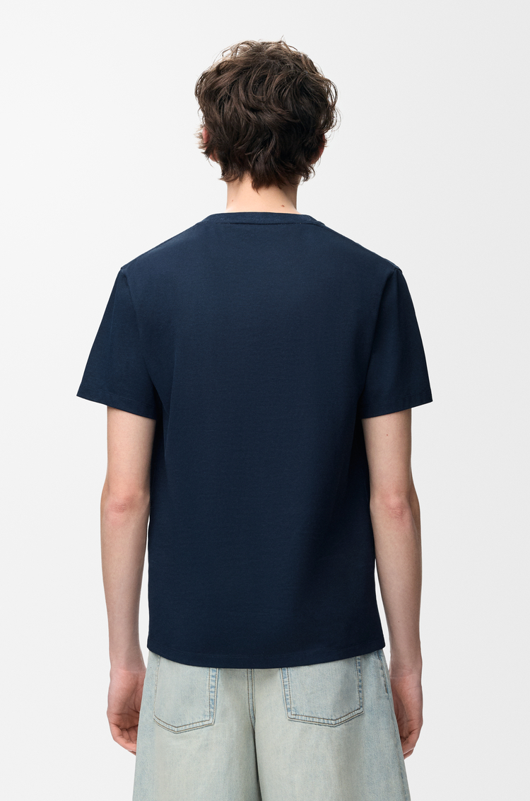LOEWE T-shirt in cotton blend Navy Blue