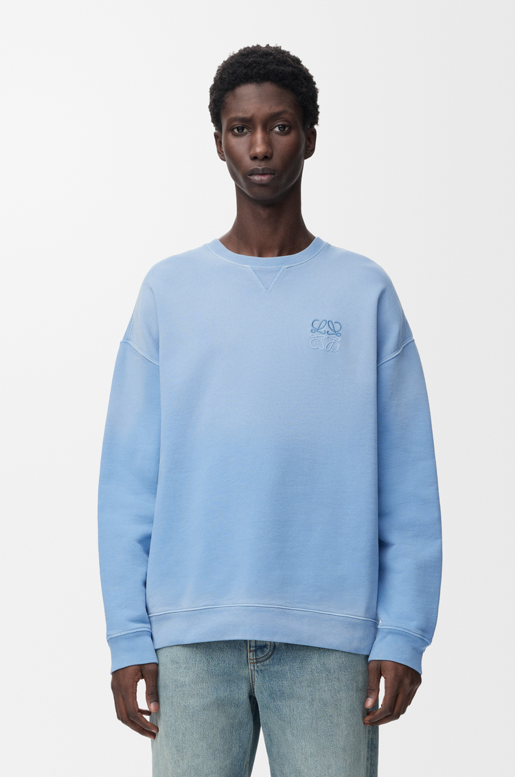 LOEWE Sweatshirt in cotton Blue