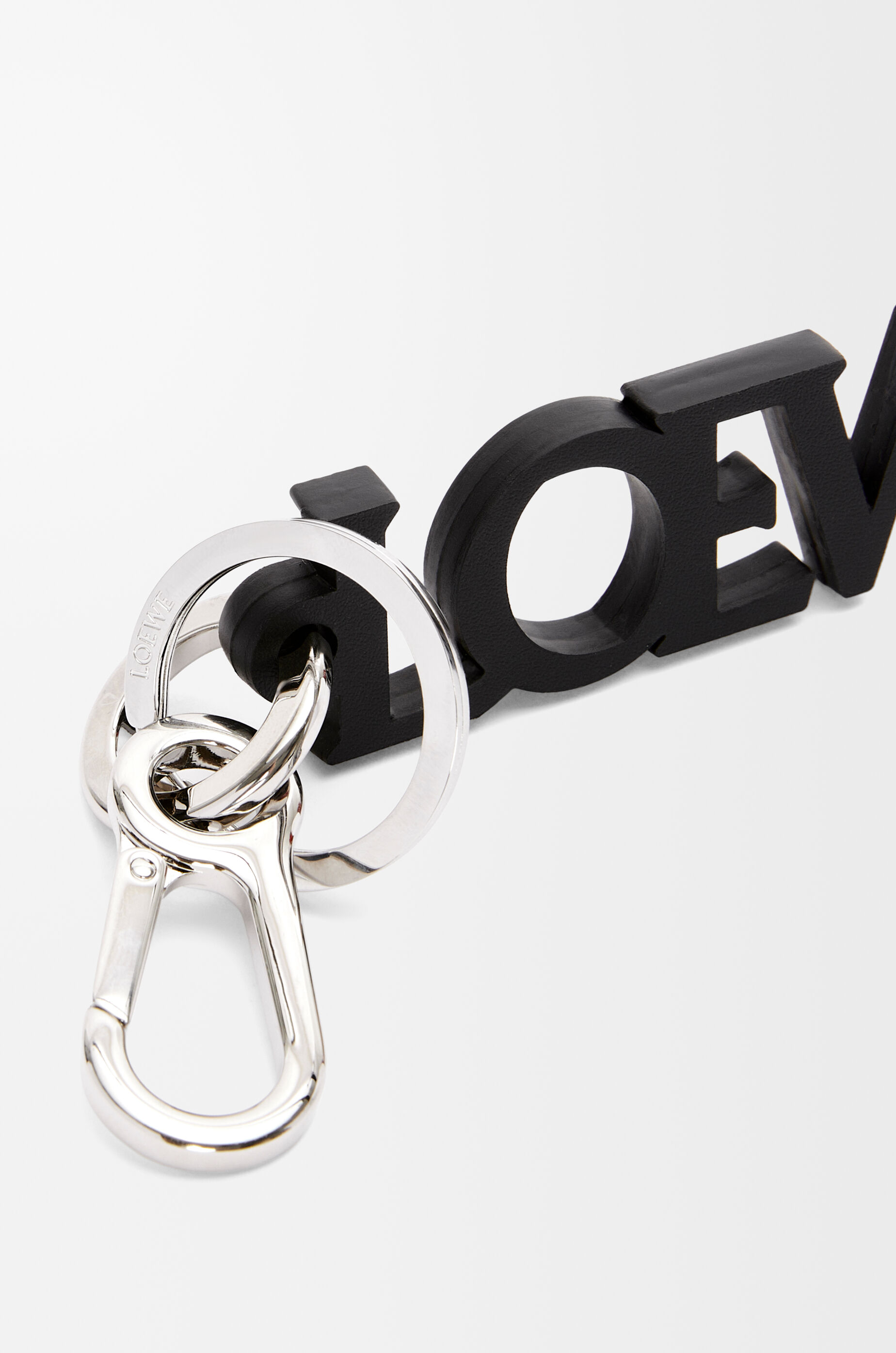 LOEWE シグネチャーチャーム（スムースカーフ） ブラック - LOEWE